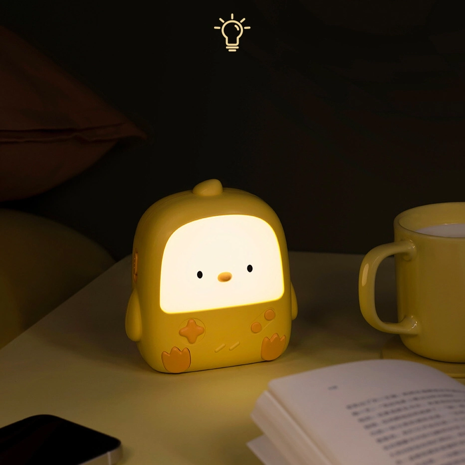 Wholesale Switch Control Dimmable Timer Cartoon Baby Cute Game Chicken Beside Lamp