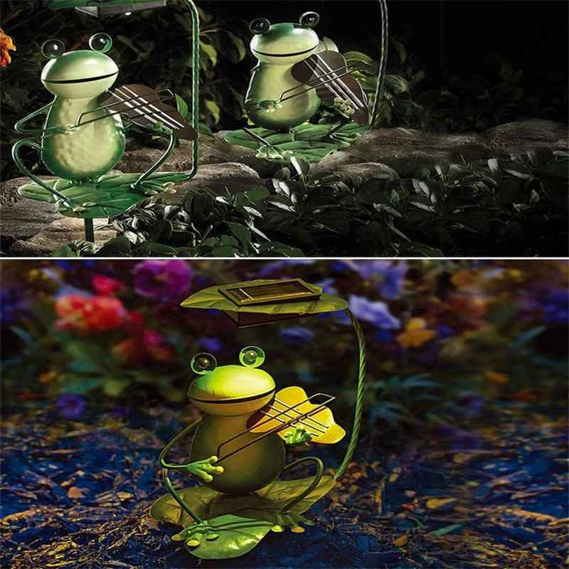 Frog Decoration Lamp Solar Garden Plug-in Lamp