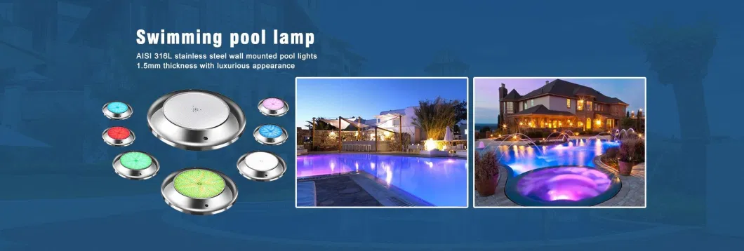 Stainless Steel LED SPA Light Kids Pool Light 12V RGB White Color